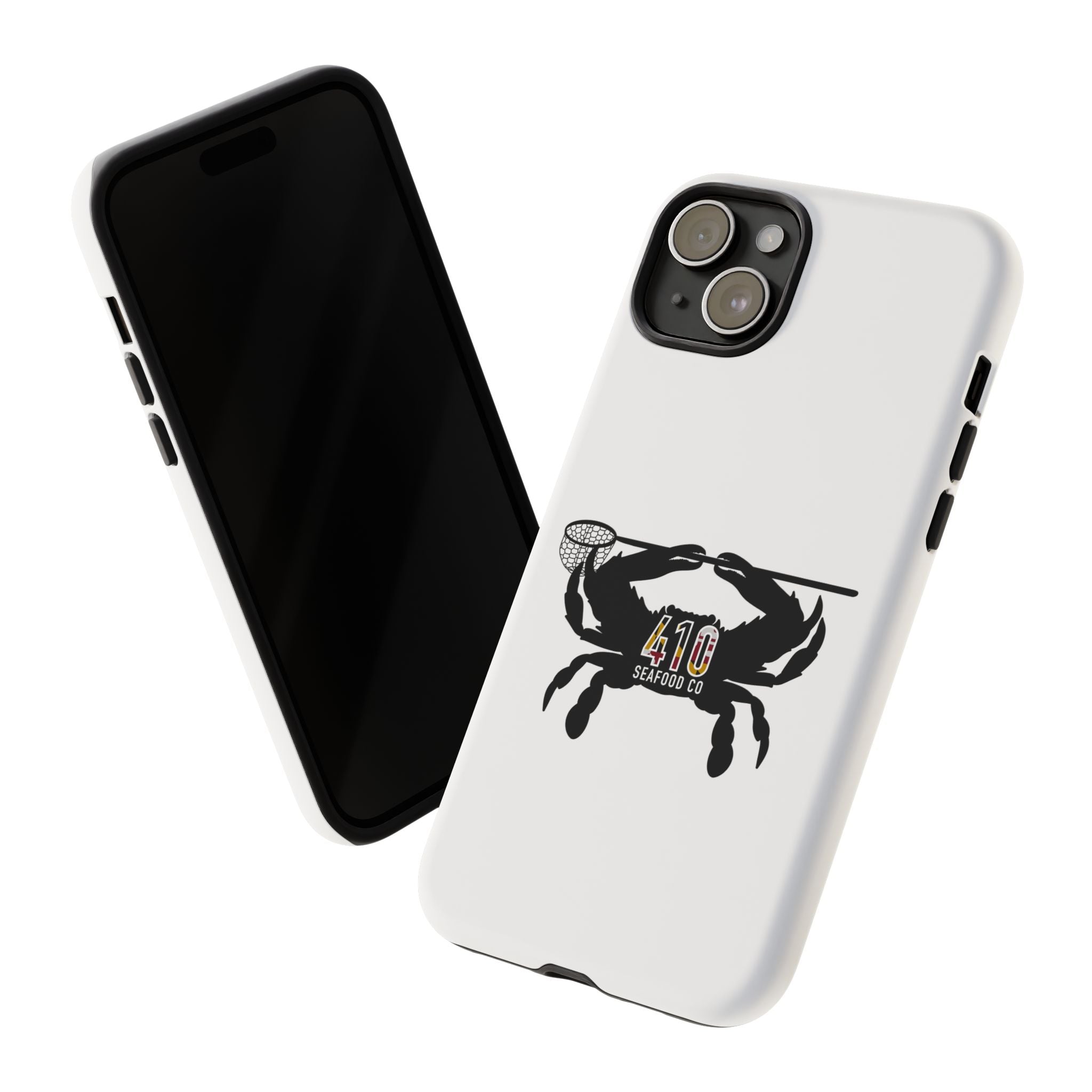 Crab Logo Phone Case — 410 Seafood Co. Coastal Protective iPhone Cover