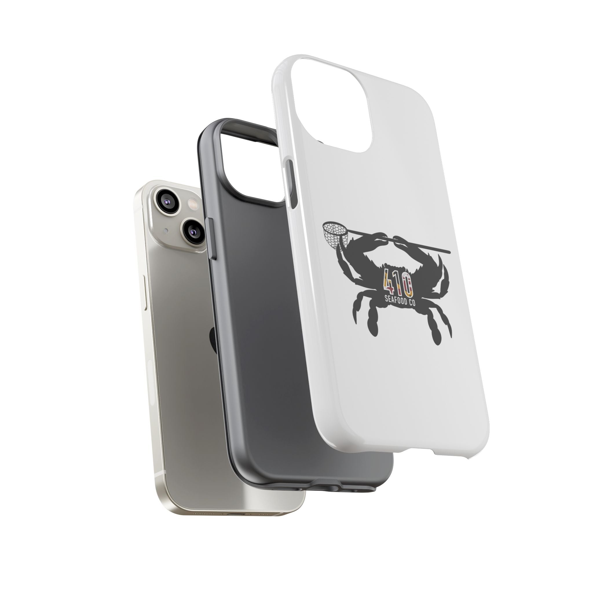 Crab Logo Phone Case — 410 Seafood Co. Coastal Protective iPhone Cover