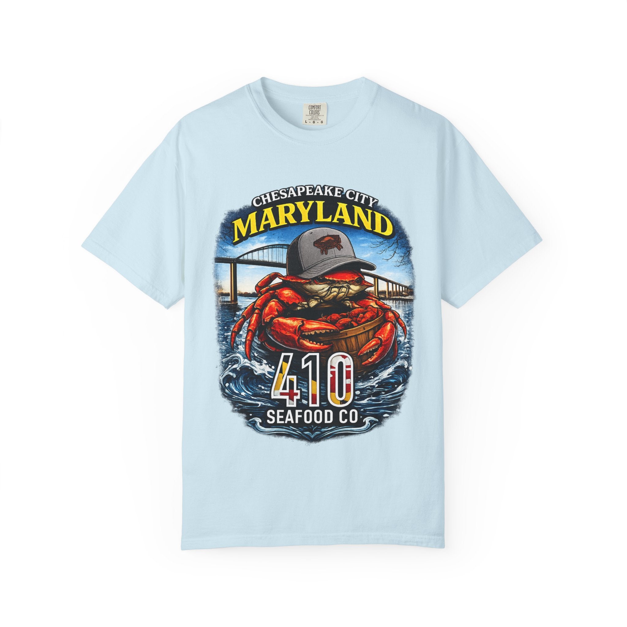 Maryland Crab T-Shirt – Chesapeake 410 Seafood Co. Coastal Tee