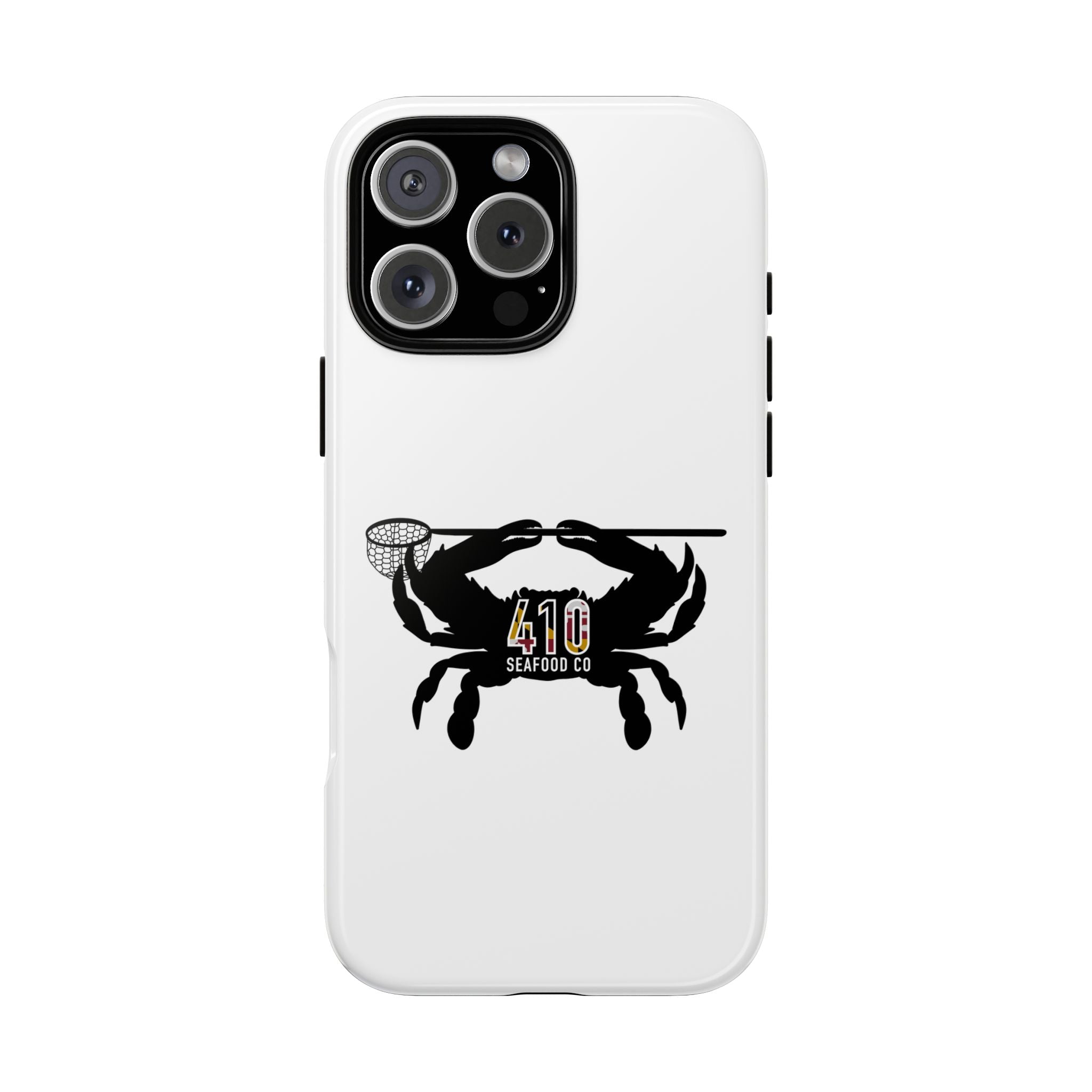 Crab Logo Phone Case — 410 Seafood Co. Coastal Protective iPhone Cover