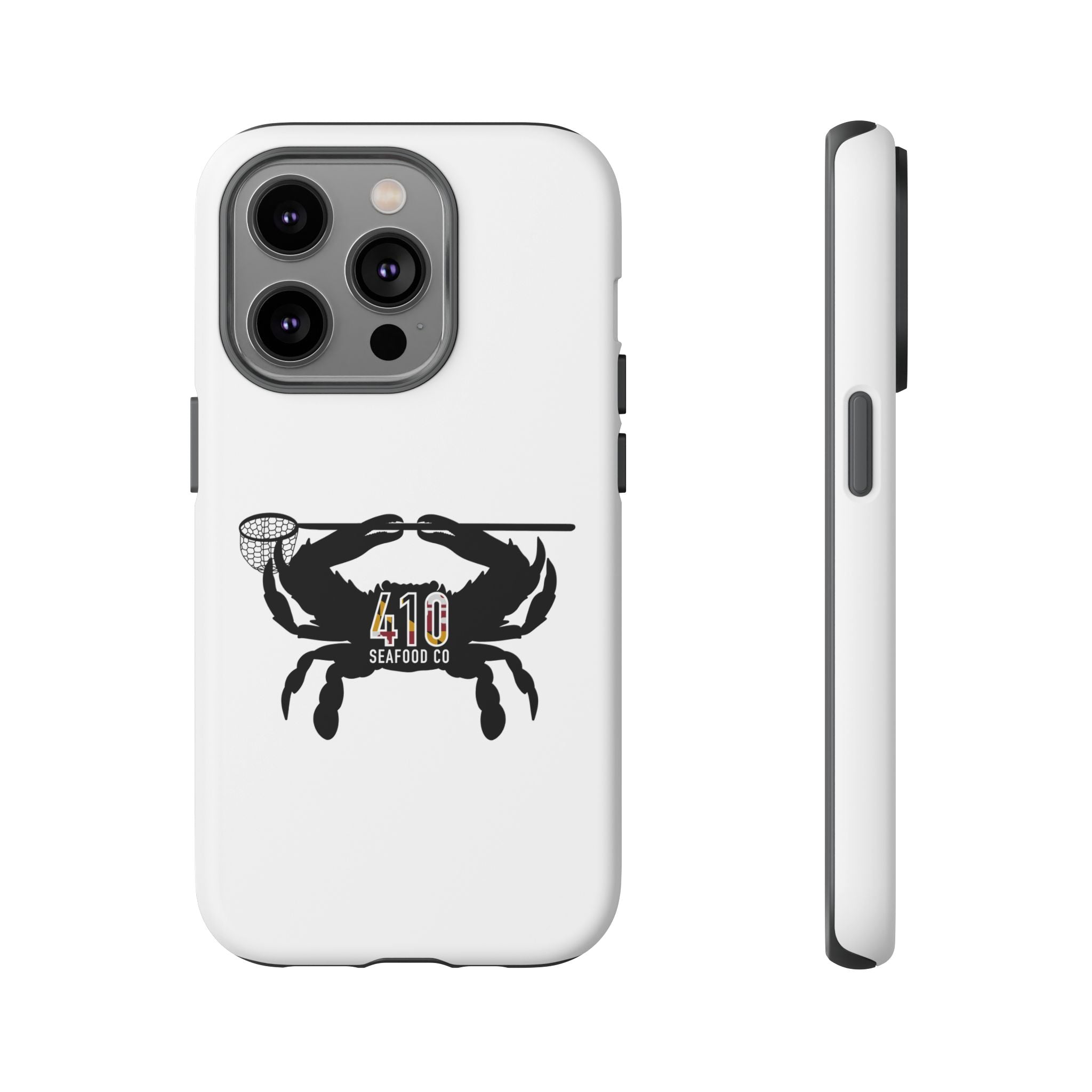 Crab Logo Phone Case — 410 Seafood Co. Coastal Protective iPhone Cover