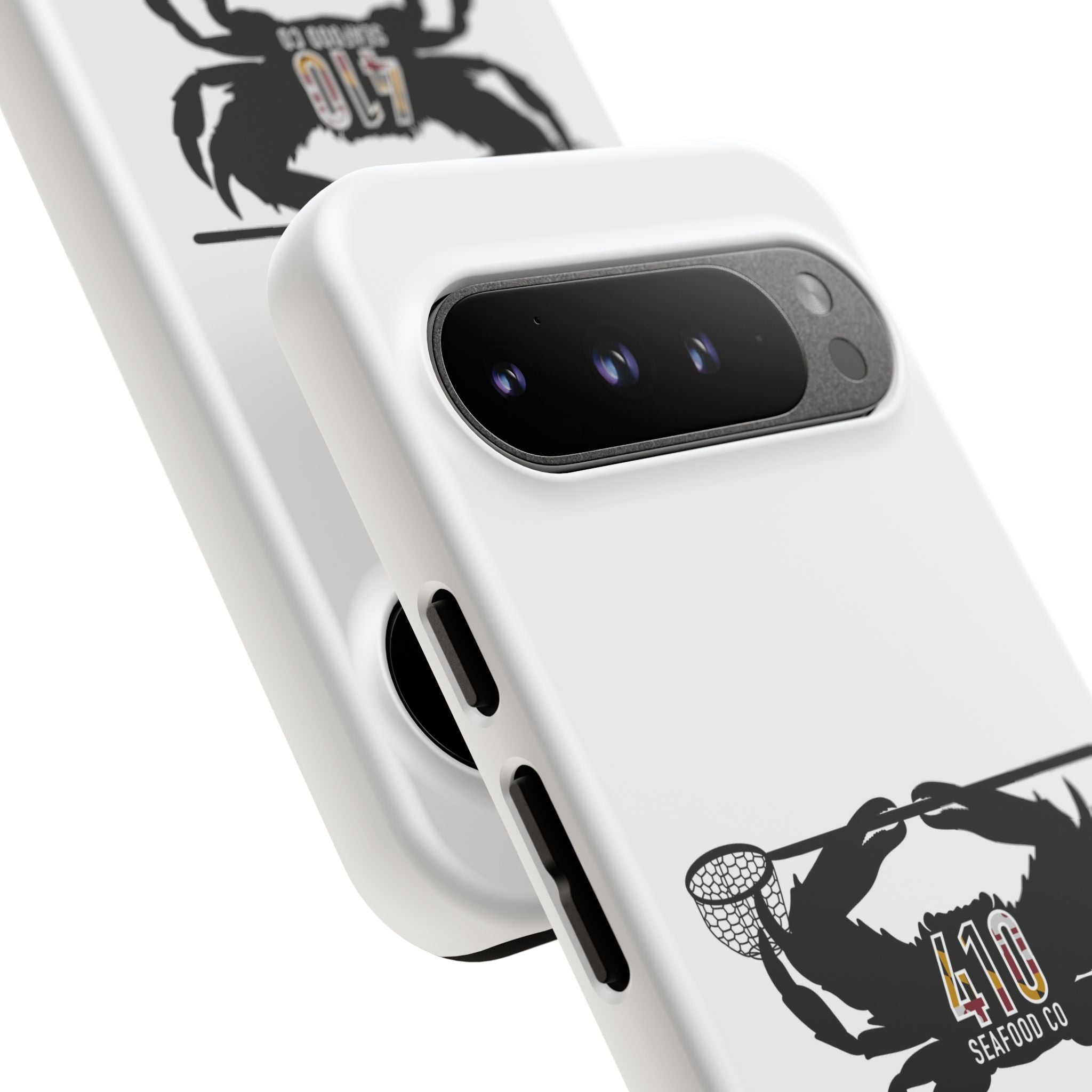 Crab Logo Phone Case — 410 Seafood Co. Coastal Protective iPhone Cover