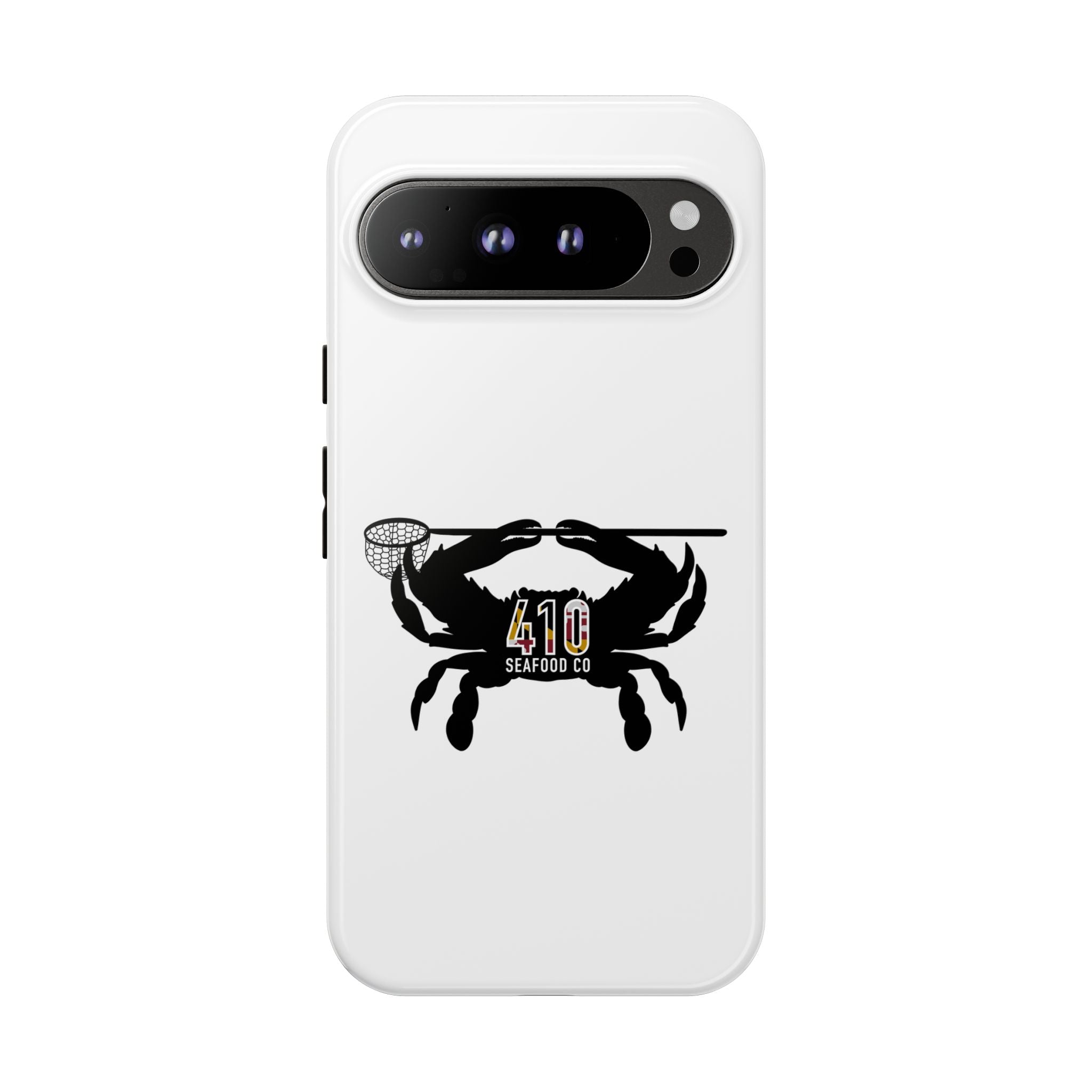 Crab Logo Phone Case — 410 Seafood Co. Coastal Protective iPhone Cover
