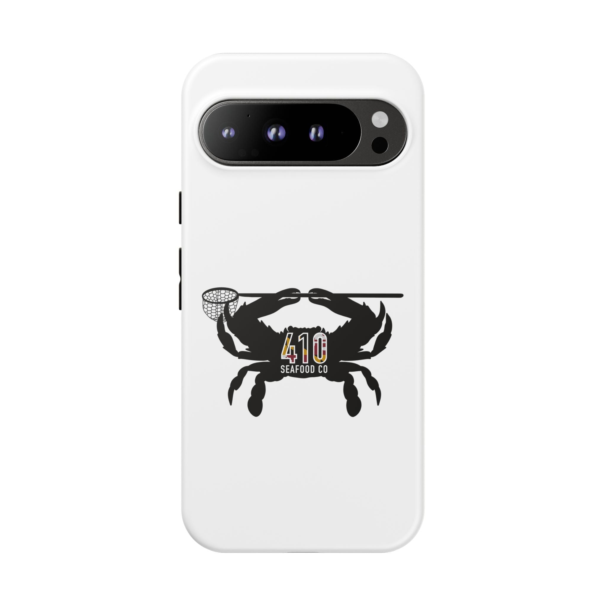 Crab Logo Phone Case — 410 Seafood Co. Coastal Protective iPhone Cover