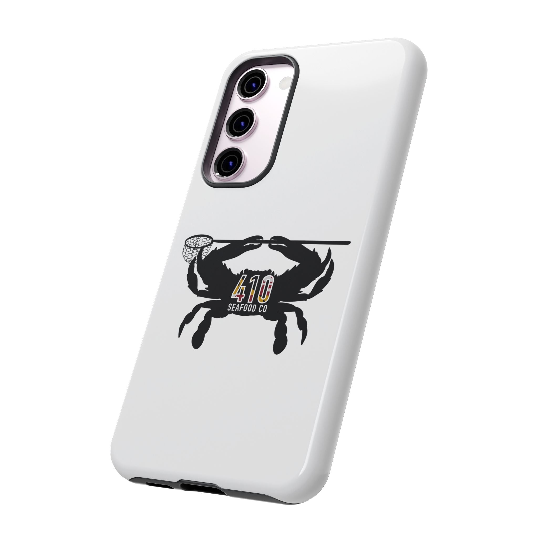 Crab Logo Phone Case — 410 Seafood Co. Coastal Protective iPhone Cover