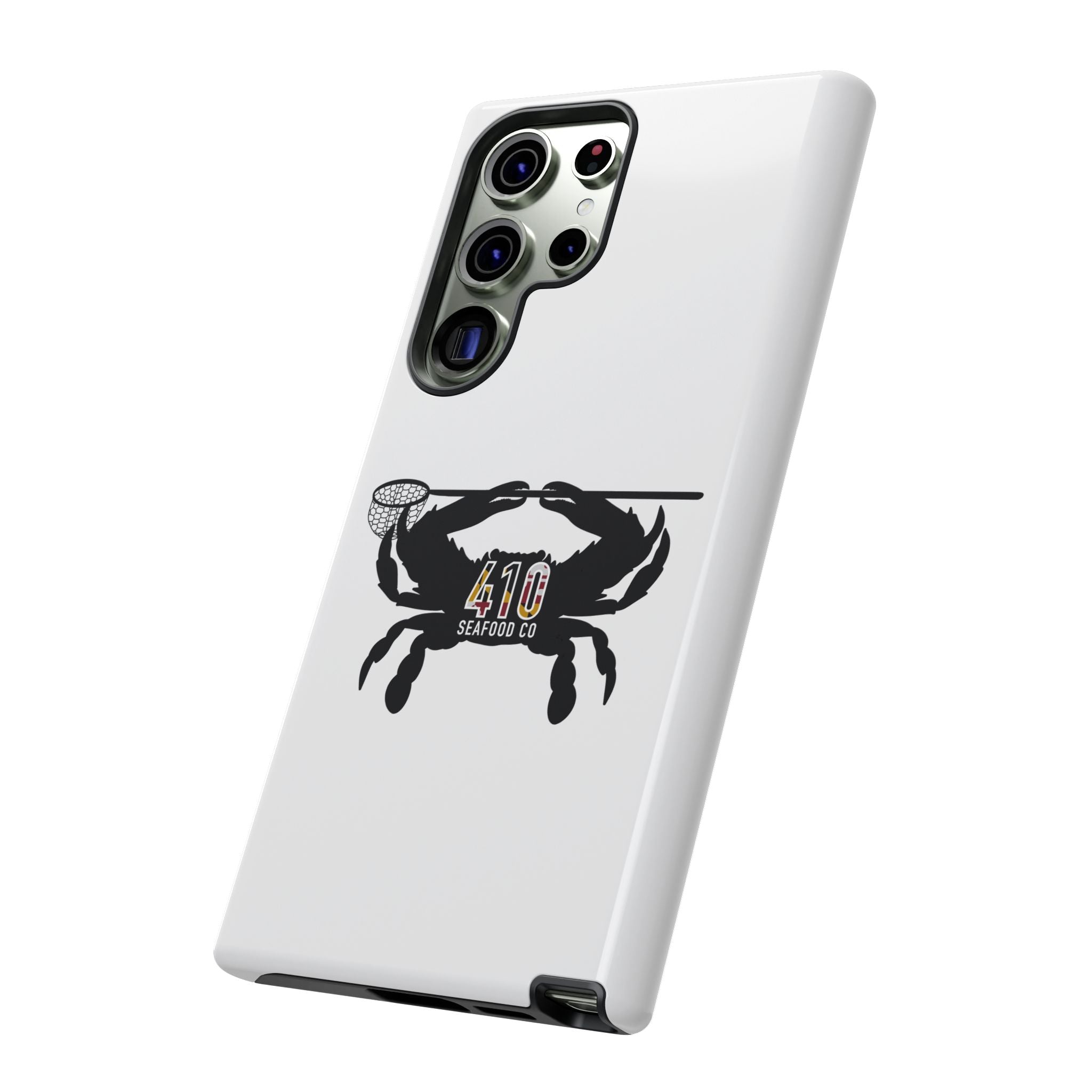 Crab Logo Phone Case — 410 Seafood Co. Coastal Protective iPhone Cover