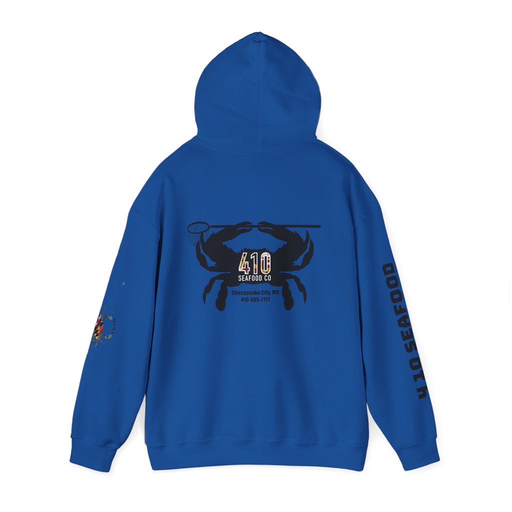 410 Seafood Crab Hoodie — Maryland True Blue