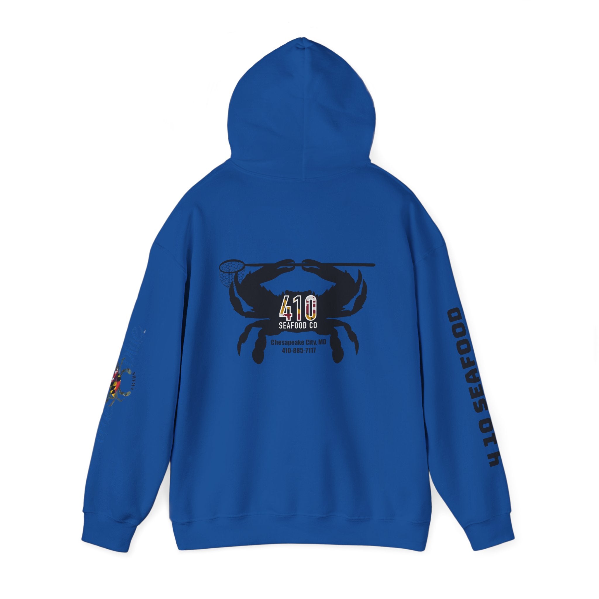 410 Seafood Crab Hoodie — Maryland True Blue
