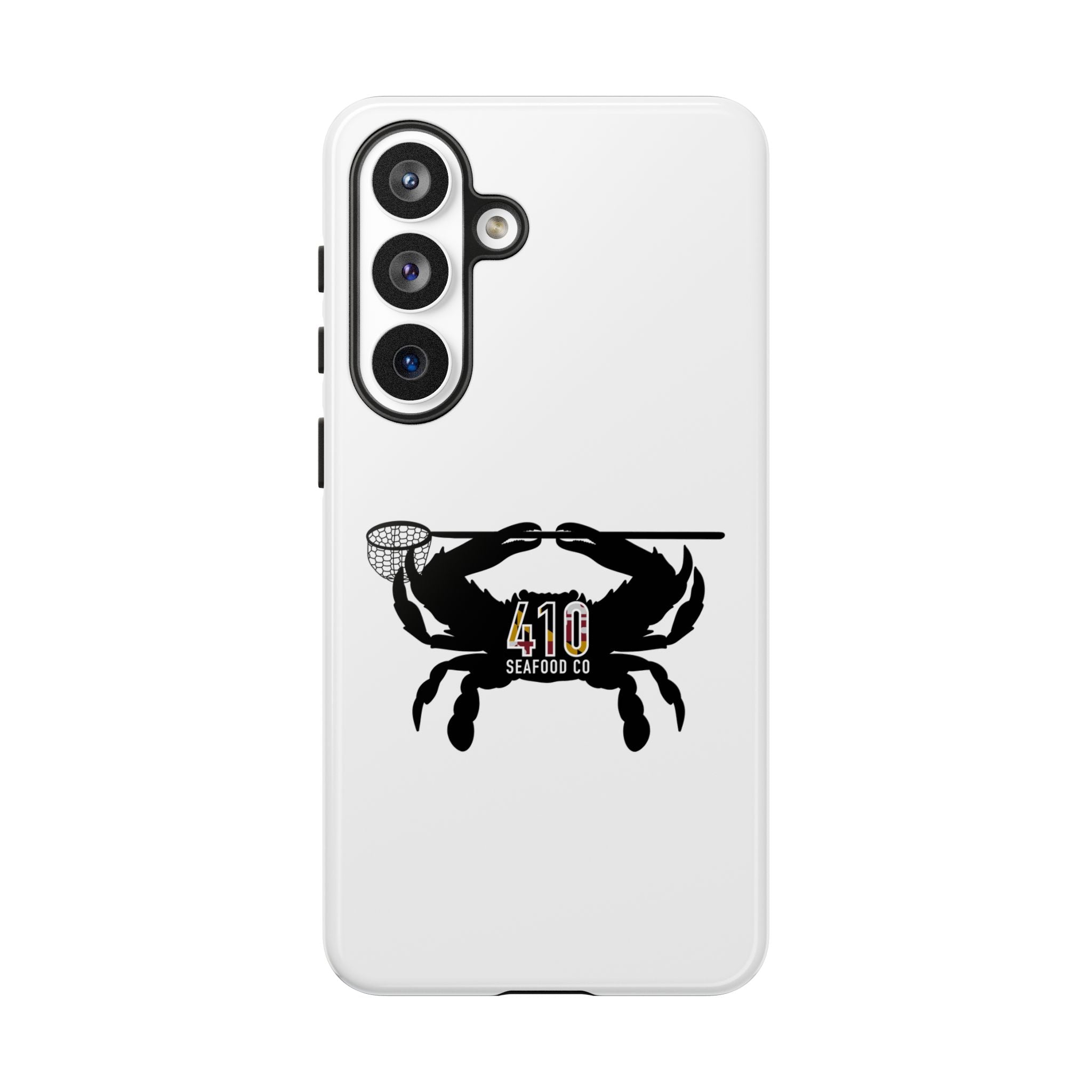Crab Logo Phone Case — 410 Seafood Co. Coastal Protective iPhone Cover