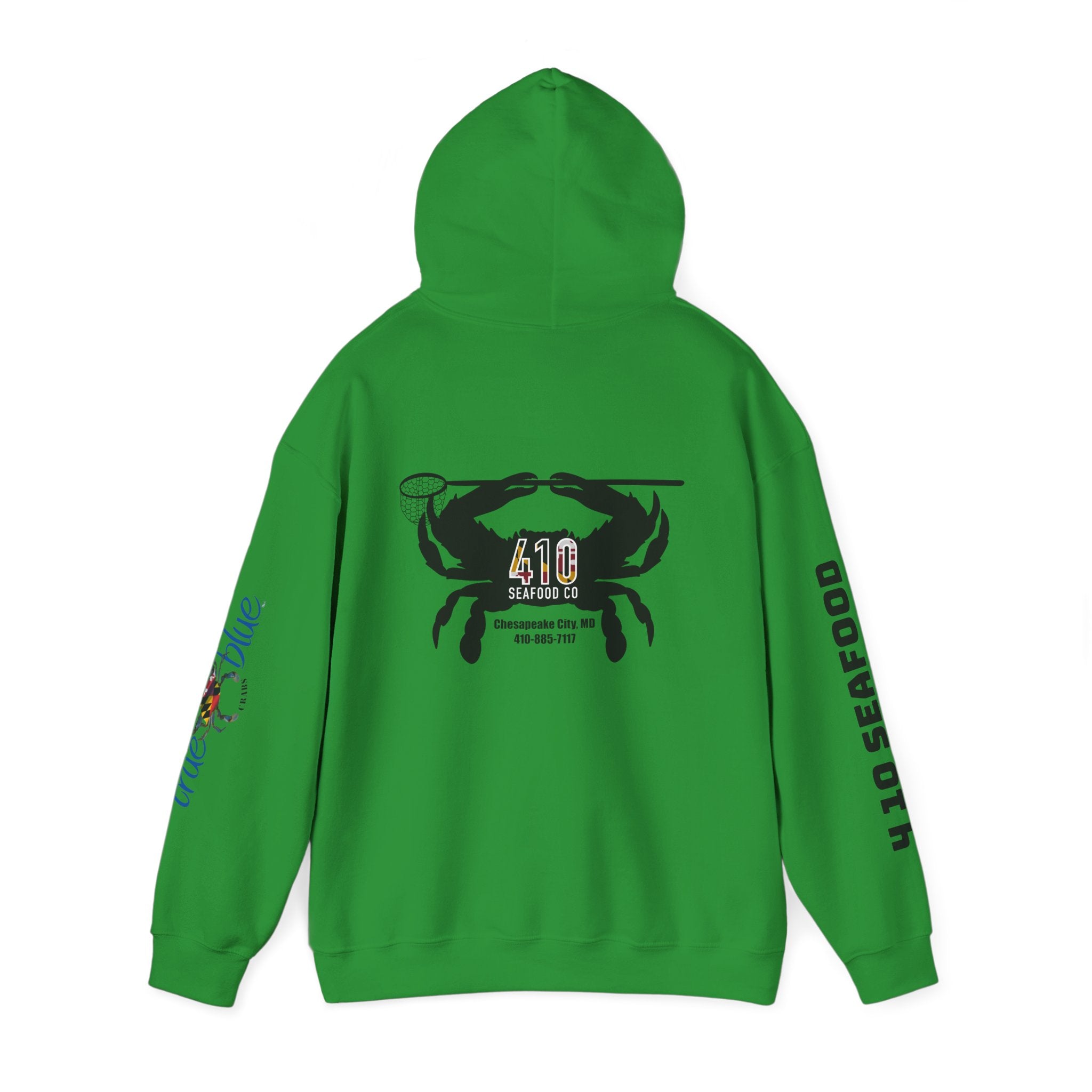 410 Seafood Crab Hoodie — Maryland True Blue