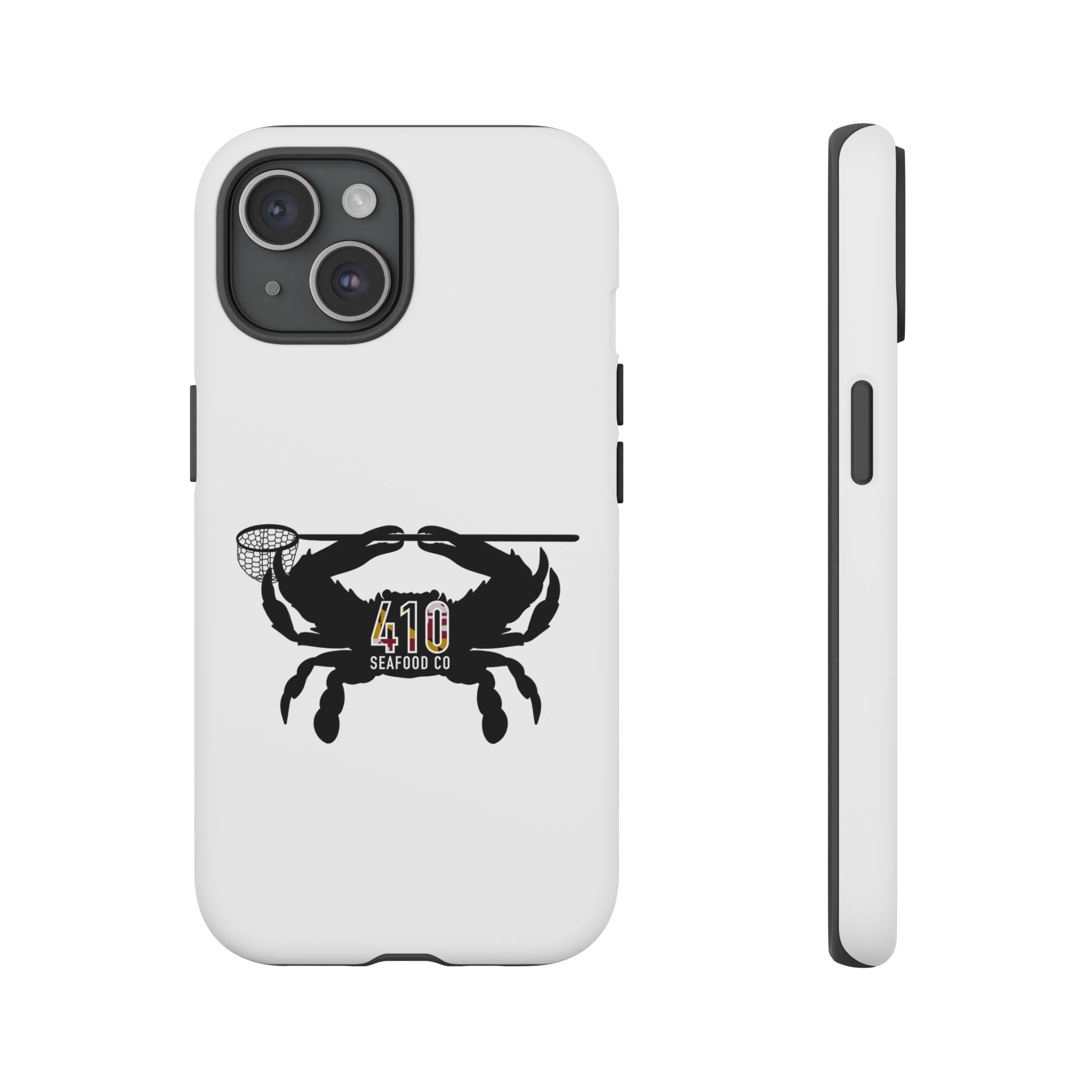 Crab Logo Phone Case — 410 Seafood Co. Coastal Protective iPhone Cover