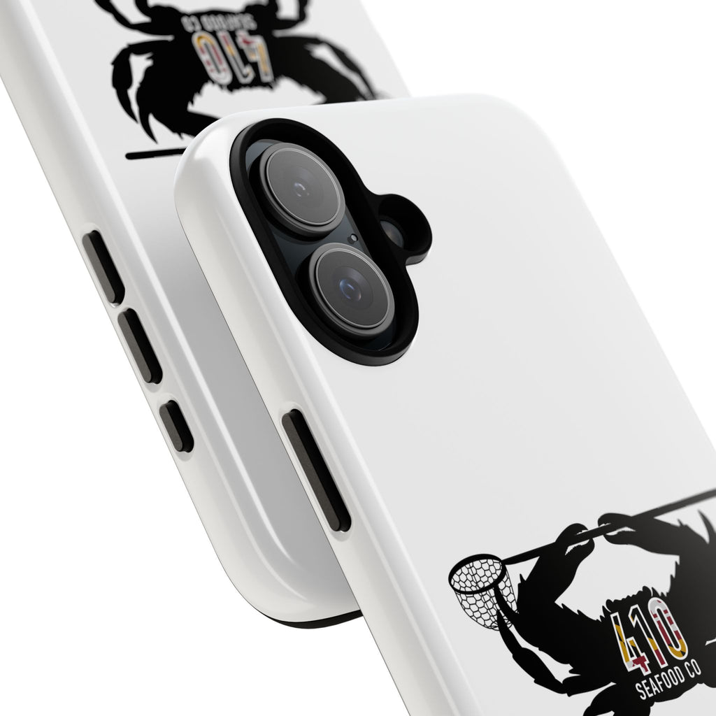 Crab Logo Phone Case — 410 Seafood Co. Coastal Protective iPhone Cover