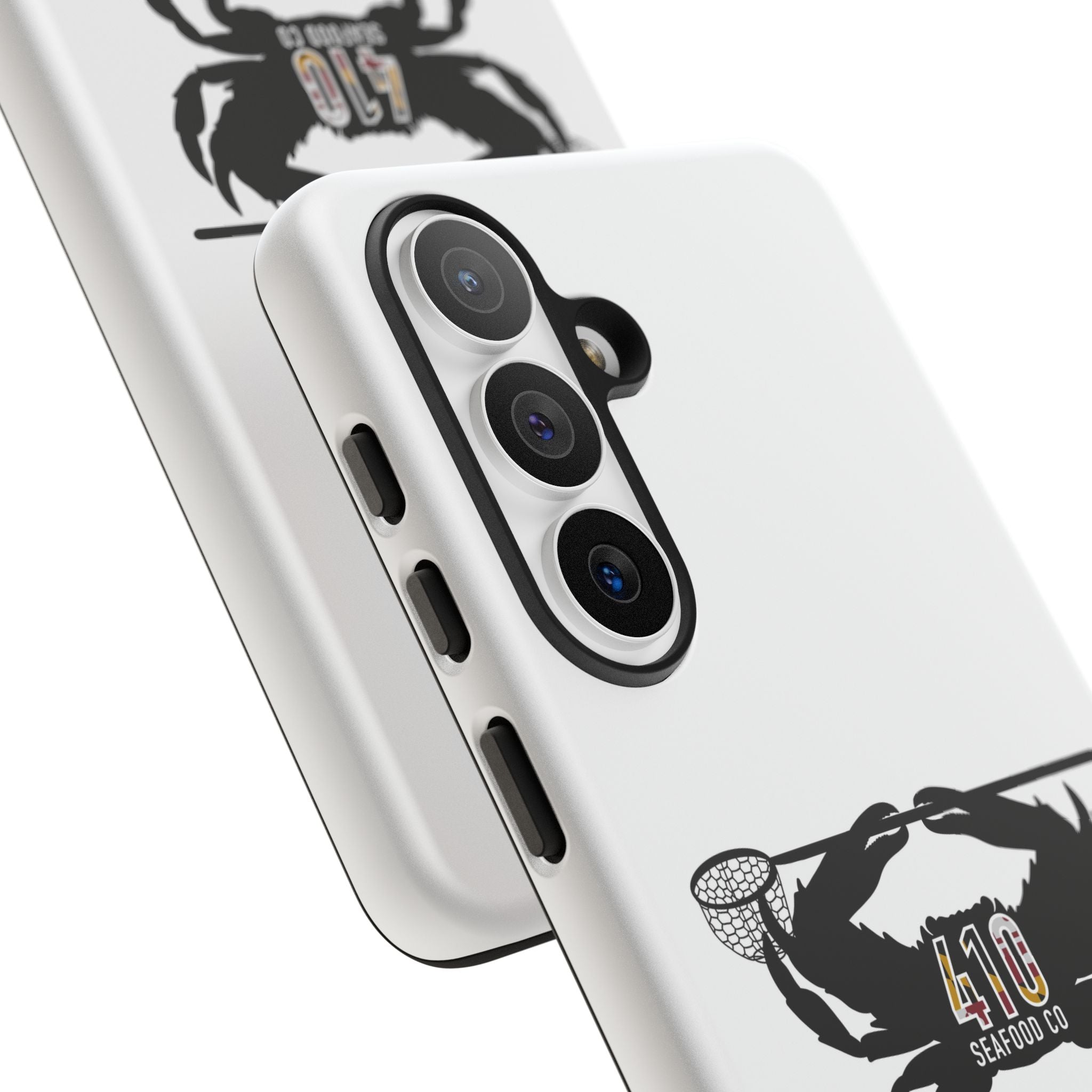 Crab Logo Phone Case — 410 Seafood Co. Coastal Protective iPhone Cover