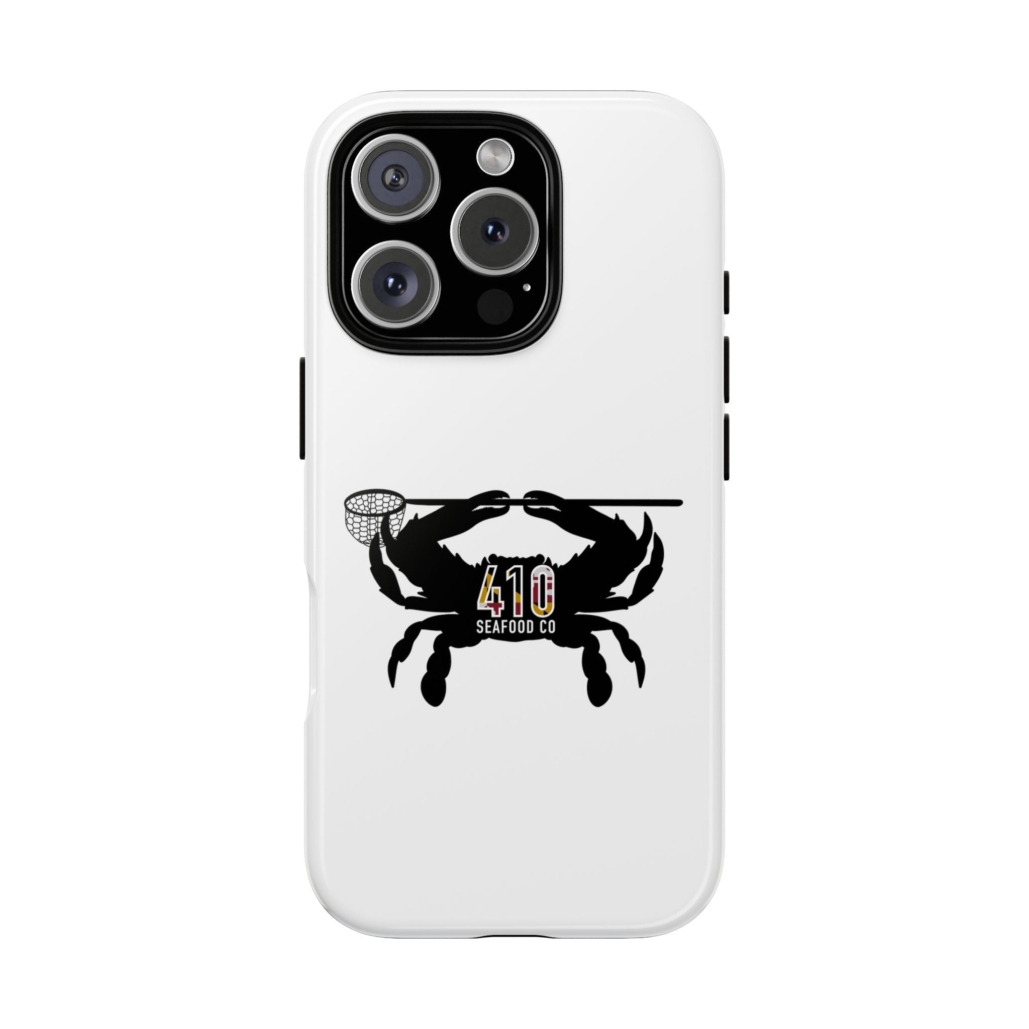 Crab Logo Phone Case — 410 Seafood Co. Coastal Protective iPhone Cover