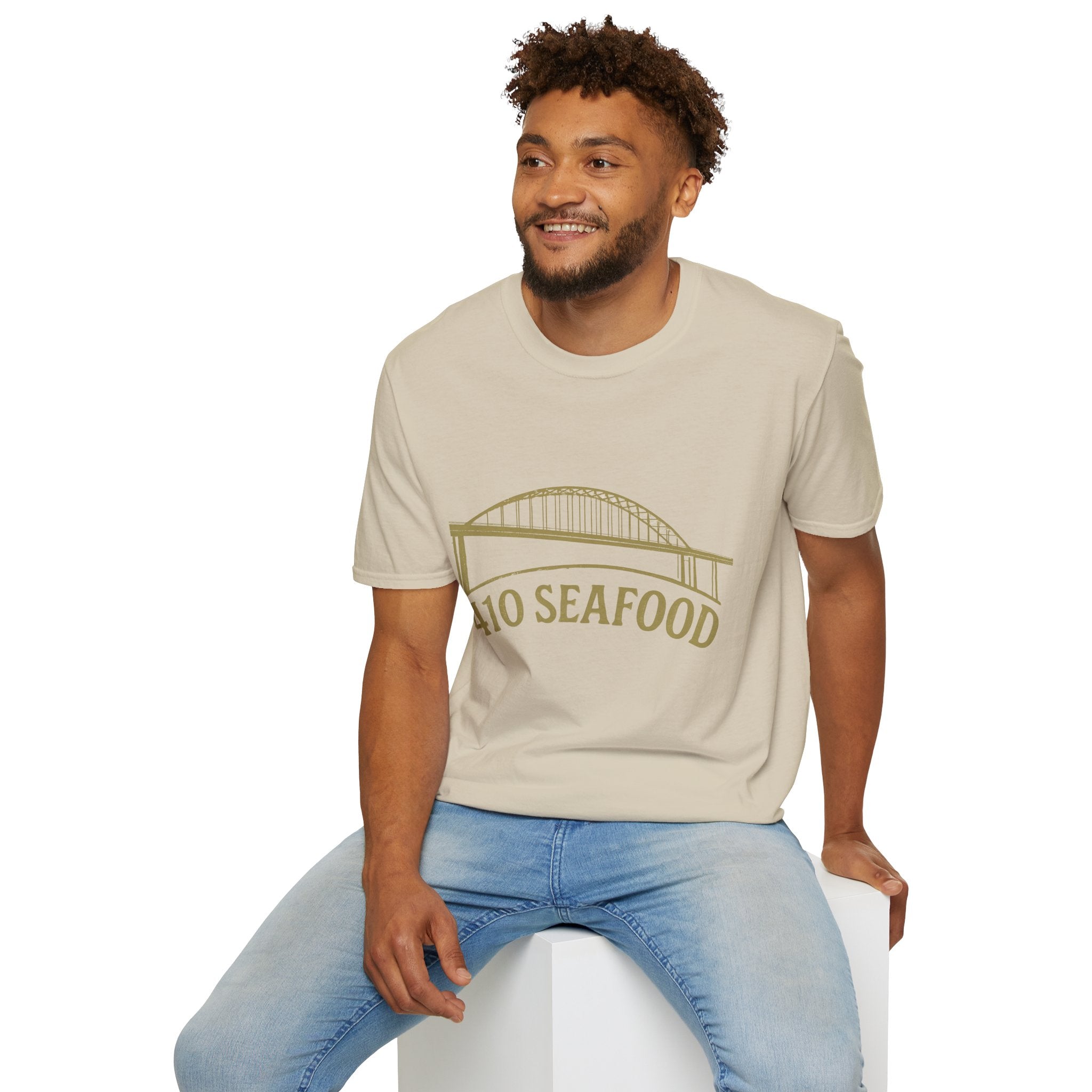 410 Seafood T-Shirt — Chesapeake City Bridge